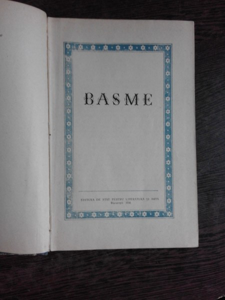 BASME (CUPRINS IN FOTO)