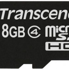 Card de memorie Transcend microSDHC, 8GB, Clasa 4