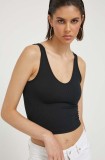 Hollister Co. top femei, culoarea negru