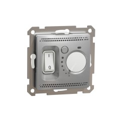 Termostat de camera Schneider Sedna aluminiu SDD113506