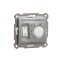 Termostat de camera Schneider Sedna aluminiu SDD113506