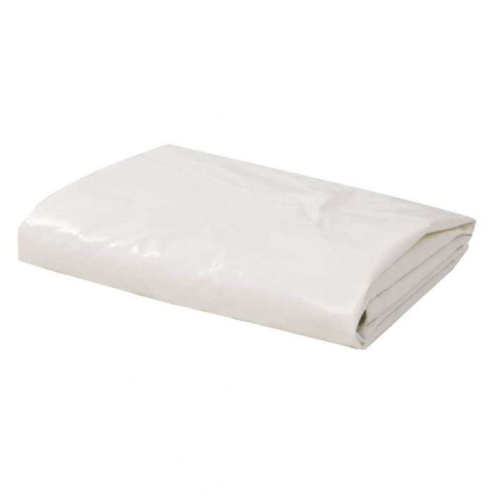 vidaXL Prelată, alb, 5 x 6 m, 650 g/m&sup2;