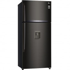 Frigider cu doua usi LG GTF744BLPED, No Frost, 509 l, Wi-Fi, Negru, Clasa E