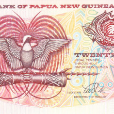Bancnota Papua Noua Guinee 20 Kina (1998) - P10c UNC