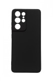 Husa telefon compatibila cu Samsung Galaxy S22 Ultra, Negru, Cu interior de catifea, 143HT, Silicon, Carcasa
