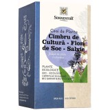Ceai de Plante din Cimbru de Cultura cu Flori de Soc si Salvie Ecologic/Bio 18dz