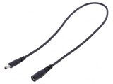 Cablu Alimentare DC 5.5/2.1 la 5.5/1.7 Negru