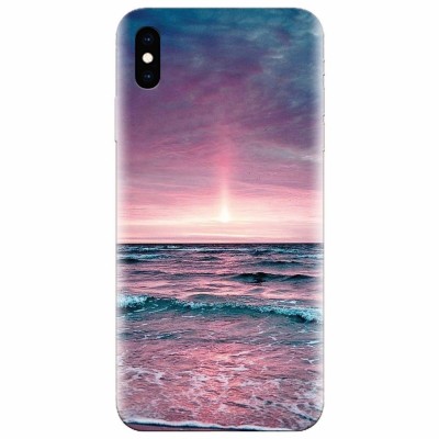 Husa silicon pentru Apple Iphone XS, Calm Sea foto