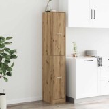 vidaXL Dulap farmacie, stejar artizanal, 30x41x174,5cm, lemn prelucrat
