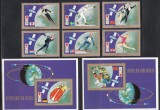 Ciad 1972- J.O. de iarnă-Sapporo,C&acirc;știgătorii medaliei de aur,Serie+2 Colite,MNH, Nestampilat