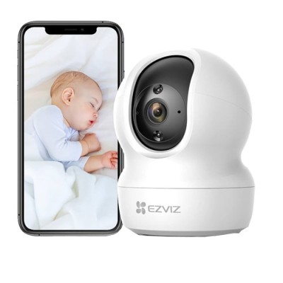 Camera supraveghere IP WIFi Pan Tilt 4MP rezolutie 2K Audio bidirectional SDcard - EZVIZ CS-H6c-2K+ SafetyGuard Surveillance foto