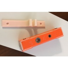 Sablon mobila din plastic rosu pt ericsoane si dibluri lemn 1x 5/8mm