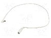 Cablu alimentare DC, DC 5,5/2,1 soclu, DC 5,5/2,5 mufa, alb, 0,5m, WEST POL - A25-C21-T050-050WH