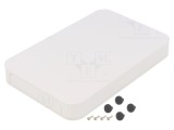 Carcasă ABS Albă IP40 125x190x25mm
