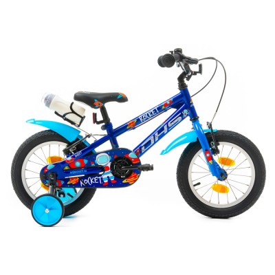 Bicicleta Copii DHS Rocket - 14 Inch, Albastru Ultimate FactoryBikes foto