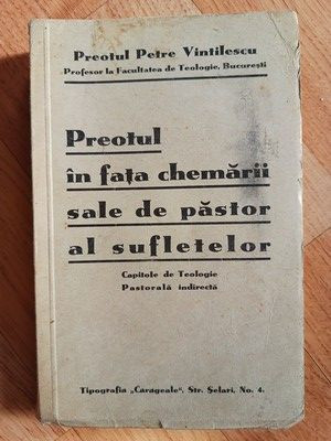 Preotul in fata chemarii sale de pastor al sufletelor- Petre Vintilescu foto