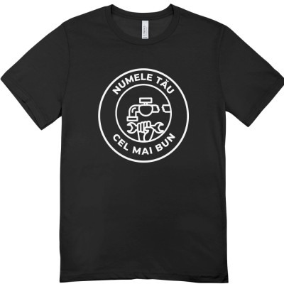 Tricou Unisex , zCel Mai Bun Instalator, , Personalizat cu Numele Tau foto
