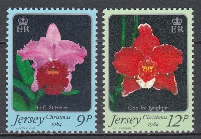 Jersey 1984 - Orhidee, MNH foto
