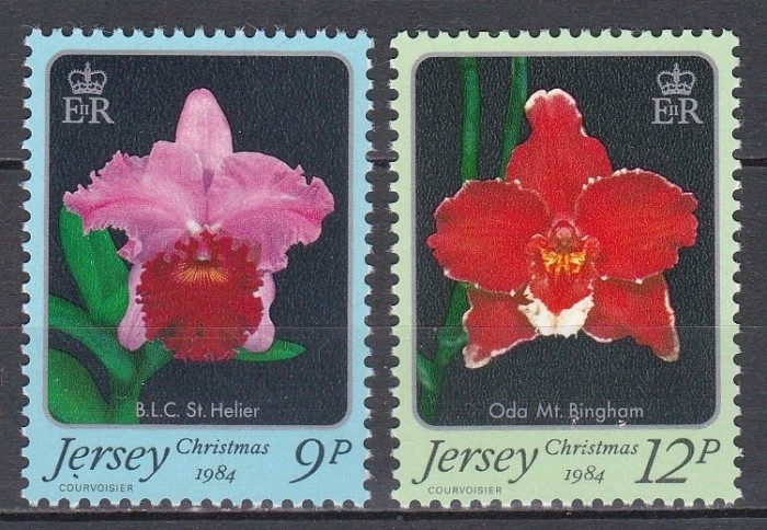 Jersey 1984 - Orhidee, MNH