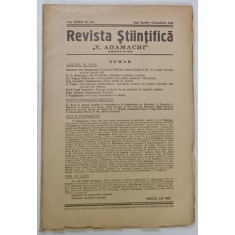 REVISTA STIINTIFICA &#039; V. ADAMACHI &#039; , NR. 2-3 , IASI , APRILIE - SEPTEMBRIE , 1946