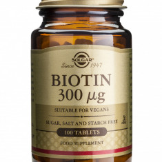 BIOTIN 300micrograme 100tB SOLGAR