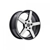 Set 4 Jante Aliaj PDW R16 4x100 ET35 7J Negru Diamond Cut Dacia Renault Nissan Opel VW Skoda Seat etc.