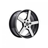 Set jante auto PDW R16 ET35 7J Negru+Diamond cut 4X100