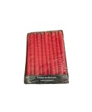 Lumanare Conica Gala Rosu, set 50 buc, 25 cm,Timp Ardere 7 ore, Culoare Rosu