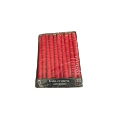 Lumanare Conica Gala Rosu, set 50 buc, 25 cm,Timp Ardere 7 ore, Culoare Rosu