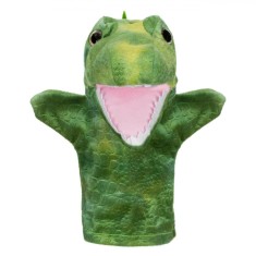 Figurină Teatru de Păpuși, Dinozaur Plus, Verde, 28cm