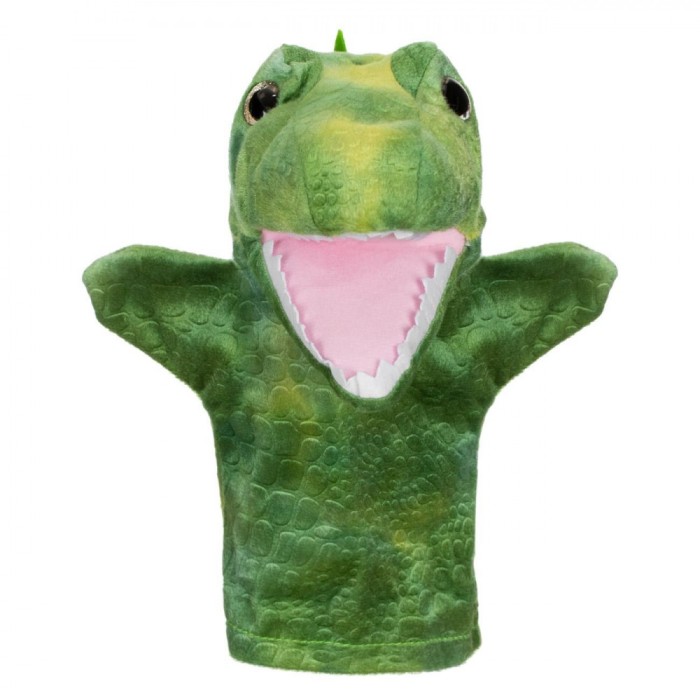Figurină Teatru de Păpuși, Dinozaur Plus, Verde, 28cm