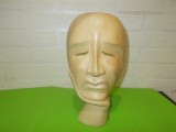 TRISTETE - masca teatrala - SCULPTURA in LEMN