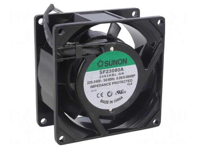 Ventilator AC Axial 230V 80x80x38mm