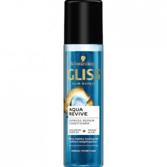 Balsam express de reparare Aqua Revive pentru par normal sau uscat, 200ml, Gliss