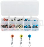 Vartej CARP ZOOM Cu Margea Culisanta Si Agrafa Bead Link Swivel, 100buc/pac