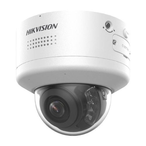 Camera IP Dome PTRZ Hikvision, DarkFighter, 4K 8 MP, alarma, microfon, lentila motorizata 2.8-12mm, IR 40m, IK10, PoE - DS-2CD2786G2H-IPTRZS2U/SL(2.8-