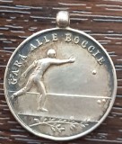(A38) MEDALIE ITALIA - SPORTIVA - BOWLING - GARA ALLE BOCCIE, INCEPUT SEC XX