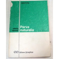 PARVA NATURALIA-ARISTOTEL 1972