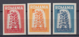 ROMANIA 1956 EXIL ROMANESC SPANIA EMISIUNEA a VII-a SERIE NEDANTELATA MNH, Nestampilat