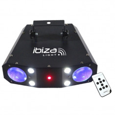 Stroboscop si laser Ibiza Monflower, RGBW, 56 Led-uri foto