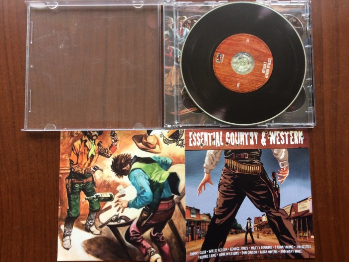 Essential Country &amp; Western dublu disc 2 cd discuri compilatie various muzica filme western NM