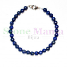 Bratara lapis lazuli sfere 6mm