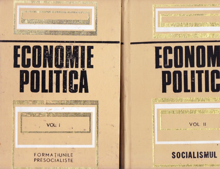 ECONOMIE POLITICA -VOL 1 SI 2