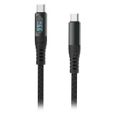 Cablu USB Type C - USB Type C 1m cu afisaj 5A V-Tac SKU-7746, Vtac