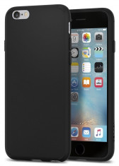 Husa Spigen Liquid Crystal iPhone 6S 6 black (Matte Black) foto