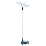 Lampa solara de gradina LED RGB 340mm otel inoxidabil libelula Entac