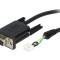 Cablu Adaptor RS232 D-Sub 9pin 2m