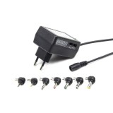 ALIMENTATOR retea 220V GEMBIRD, 7 conectori circulari, 12 W, &quot;EG-MC-008&quot; (timbru verde 0.18 lei)