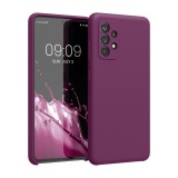 Husa Kwmobile pentru Samsung Galaxy A52/Galaxy A52 5G/Galaxy A52s 5G, Silicon, Violet, 54347.187, Carcasa