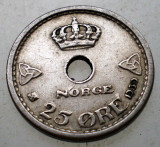 7.623 NORVEGIA 25 ORE 1939, Europa, Cupru-Nichel